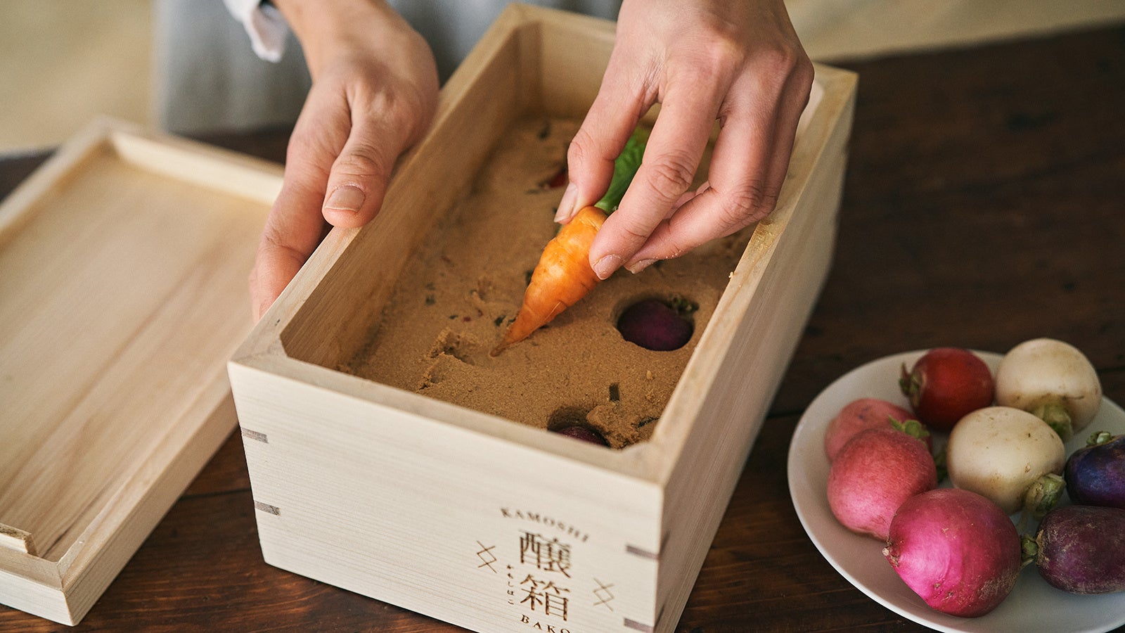 木製糀醸し箱とデジタル温度計他セット 木製糀醸し箱とデジタル温度計他セット