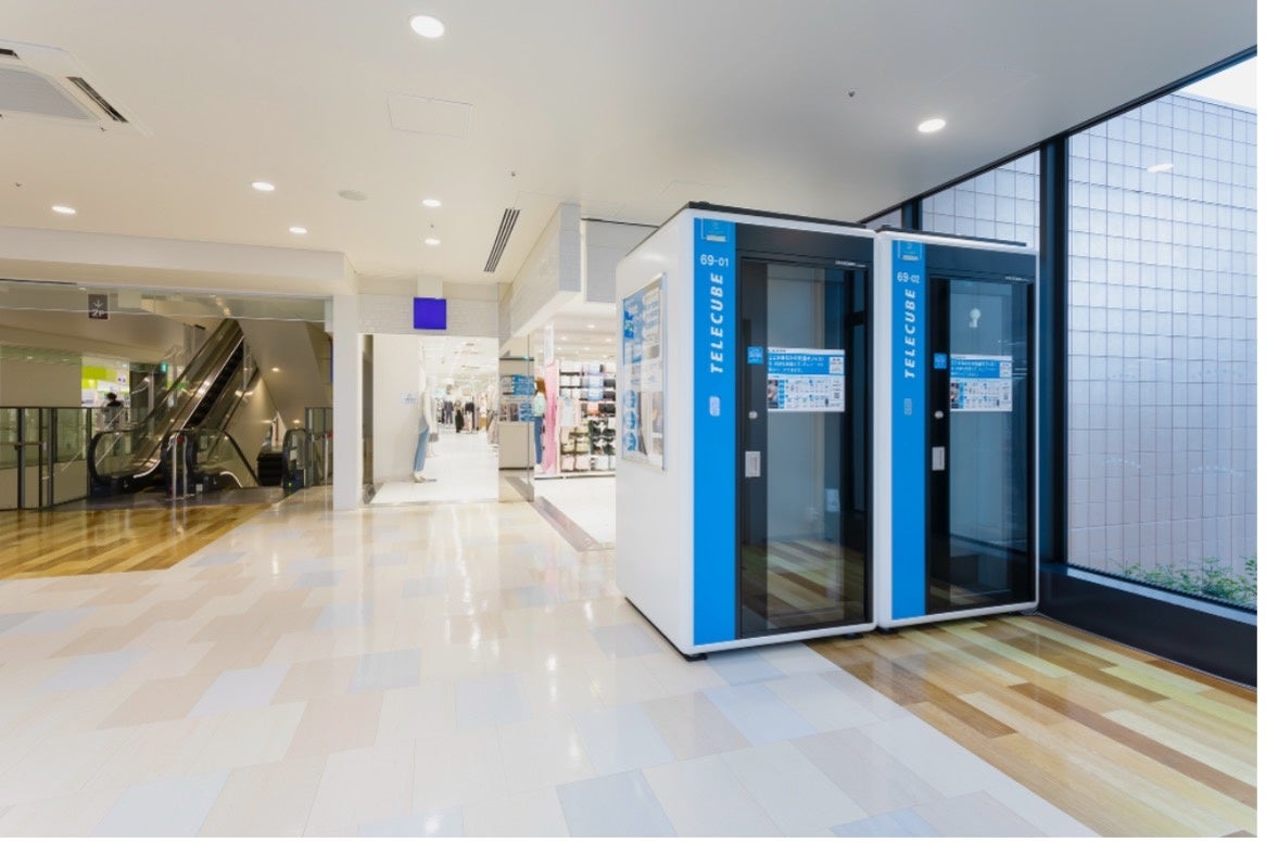 商業施設設置のテレキューブイメージ