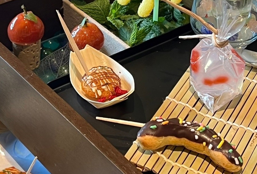 「楽しい驚き」があるりんご飴、たこ焼き、チョコバナナ、金魚