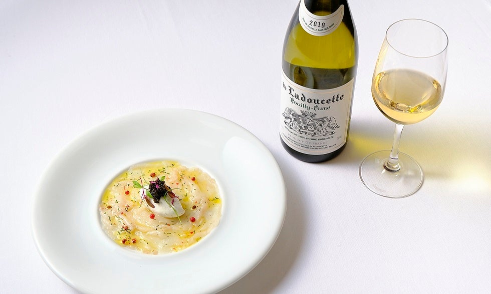 「トラフグ キャビア カラスミ」とペアリングワイン