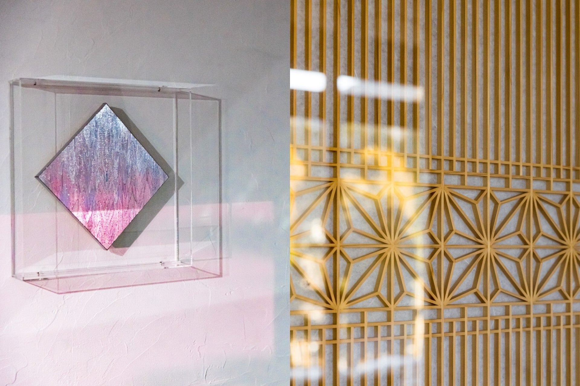 水引と組子細工。いずれも、技術と美意識に支えられた繊細な作品