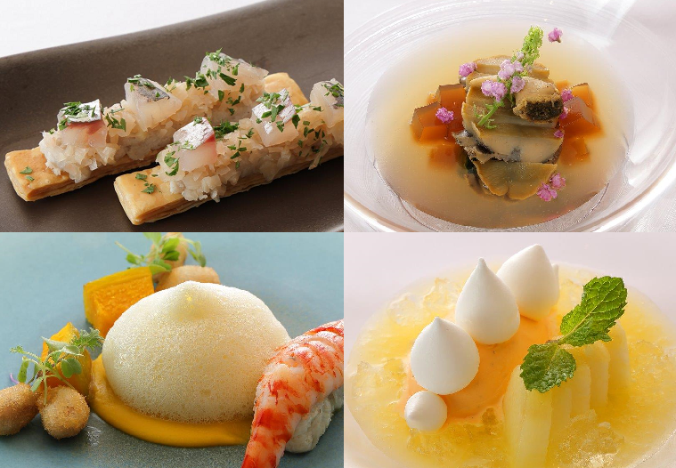 2022年の「長崎・島原食材特別ディナー」でお披露目した料理の数々