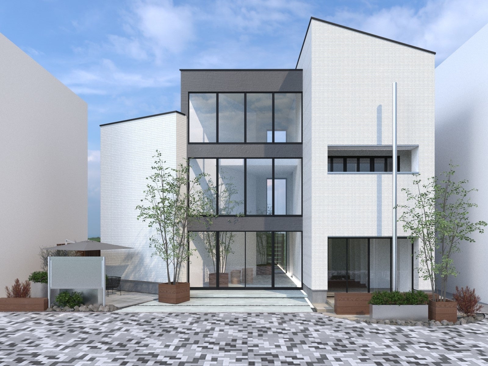 新宿モデルハウス外観