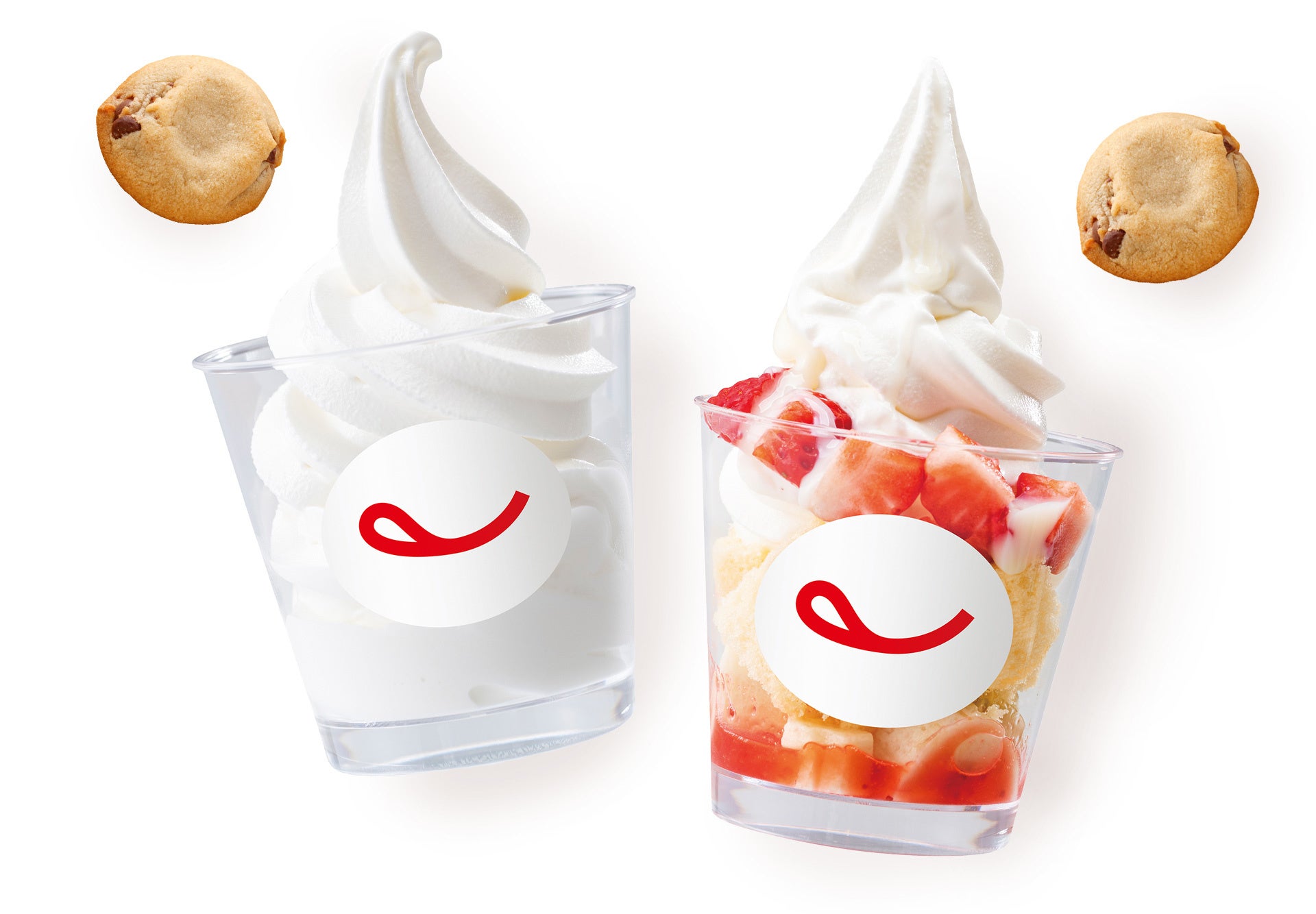 【テイクアウト限定】ソフトクリーム商品に「カントリーマアム(バニラ)」1枚サービス