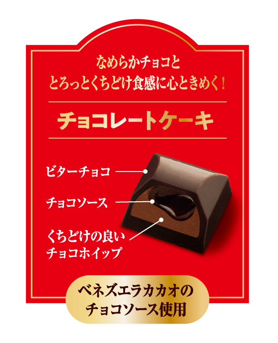 ＜チョコレートケーキ＞