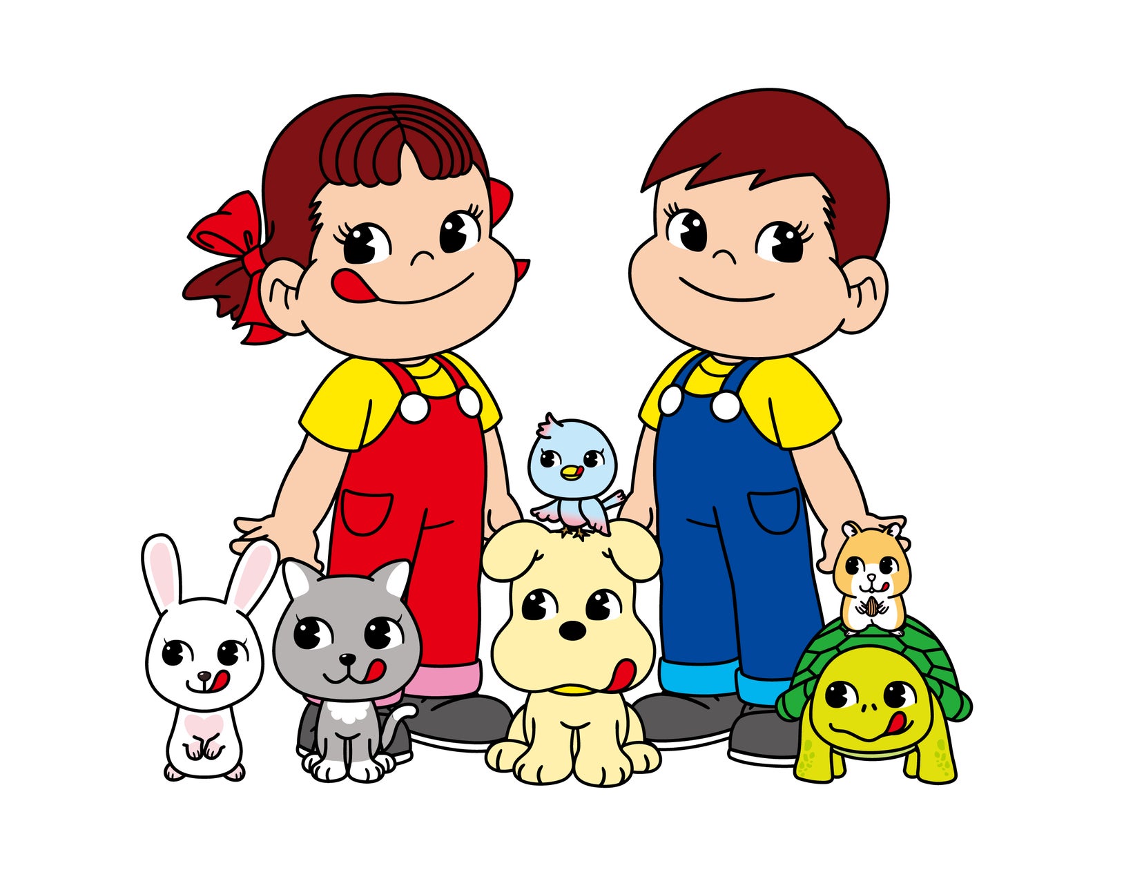 不二家の新キャラクターが誕生! 新たなキャラクターたちが「ペコ 不二家の新キャラクターが誕生! 新たなキャラクターたちが「ペコ