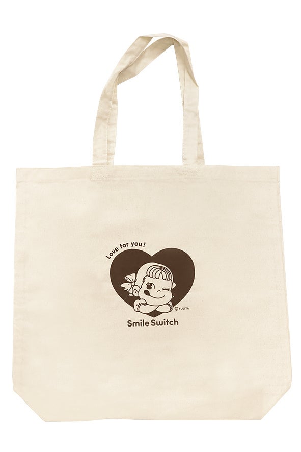 〔非売品〕Smile Switch オリジナルトートバッグ(ハートペコ)_表