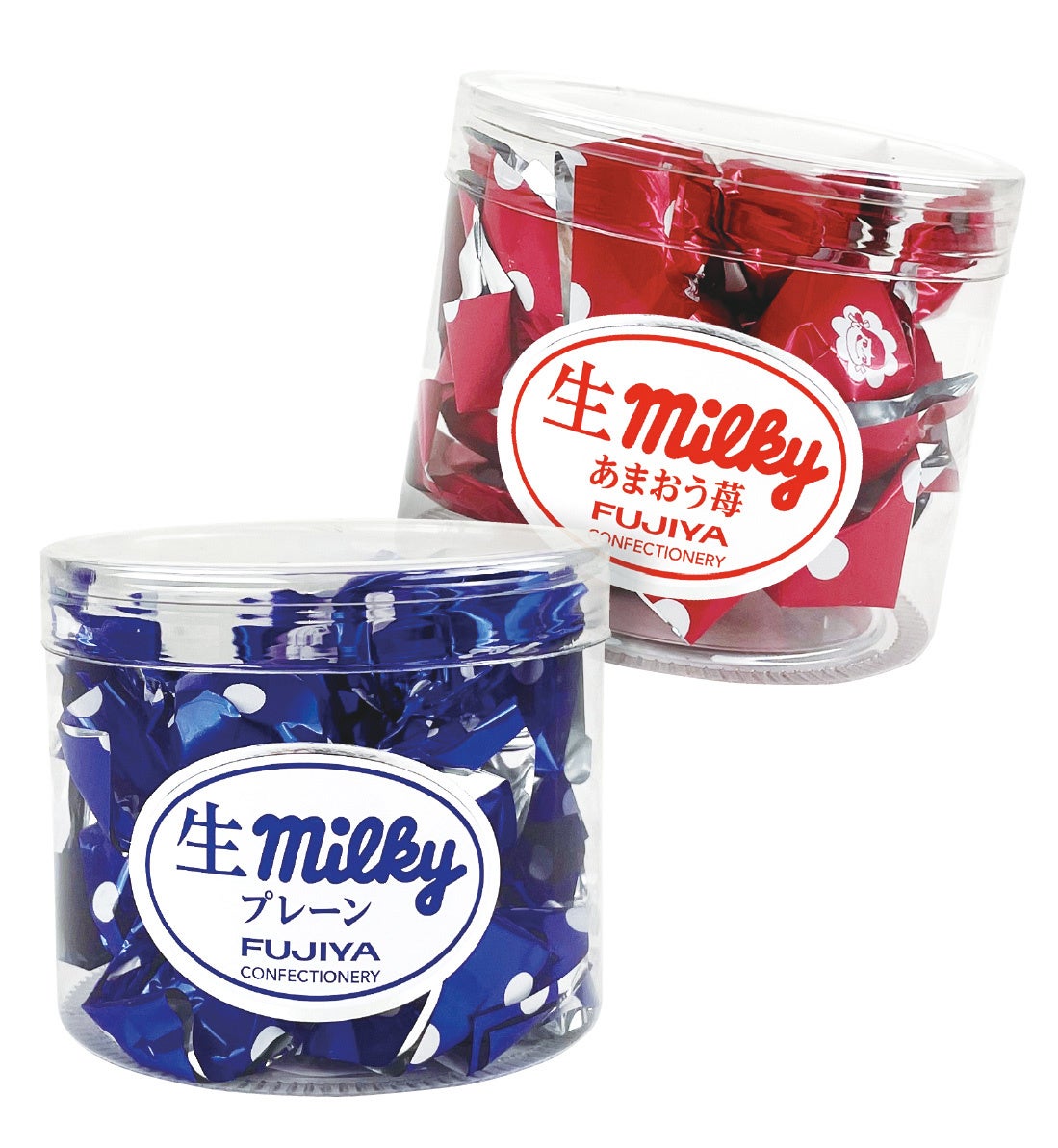 ▲生ミルキー（プレーン、あまおう苺）