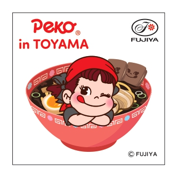 富山県オリジナルペコちゃんステッカー