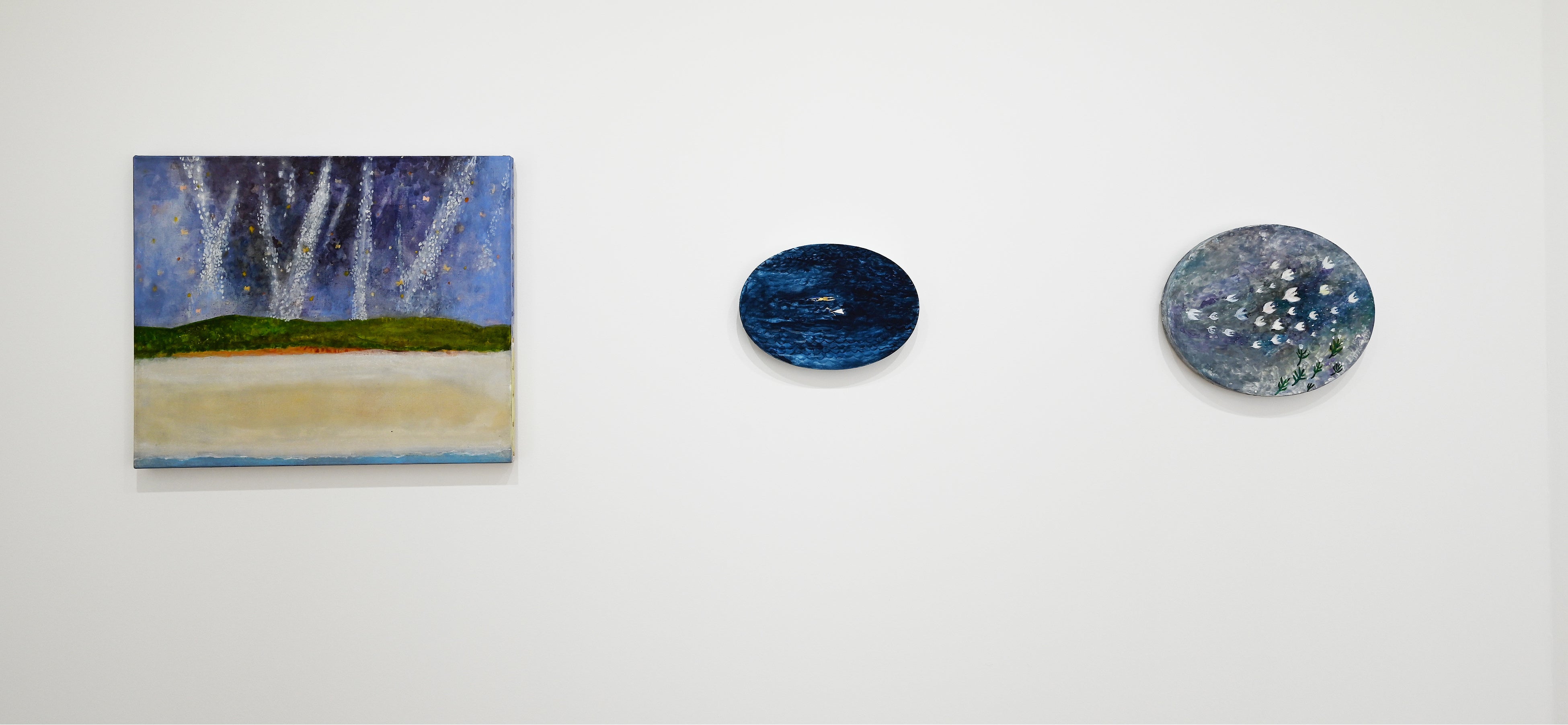 久保晶個展「風に吹かれて」展示風景