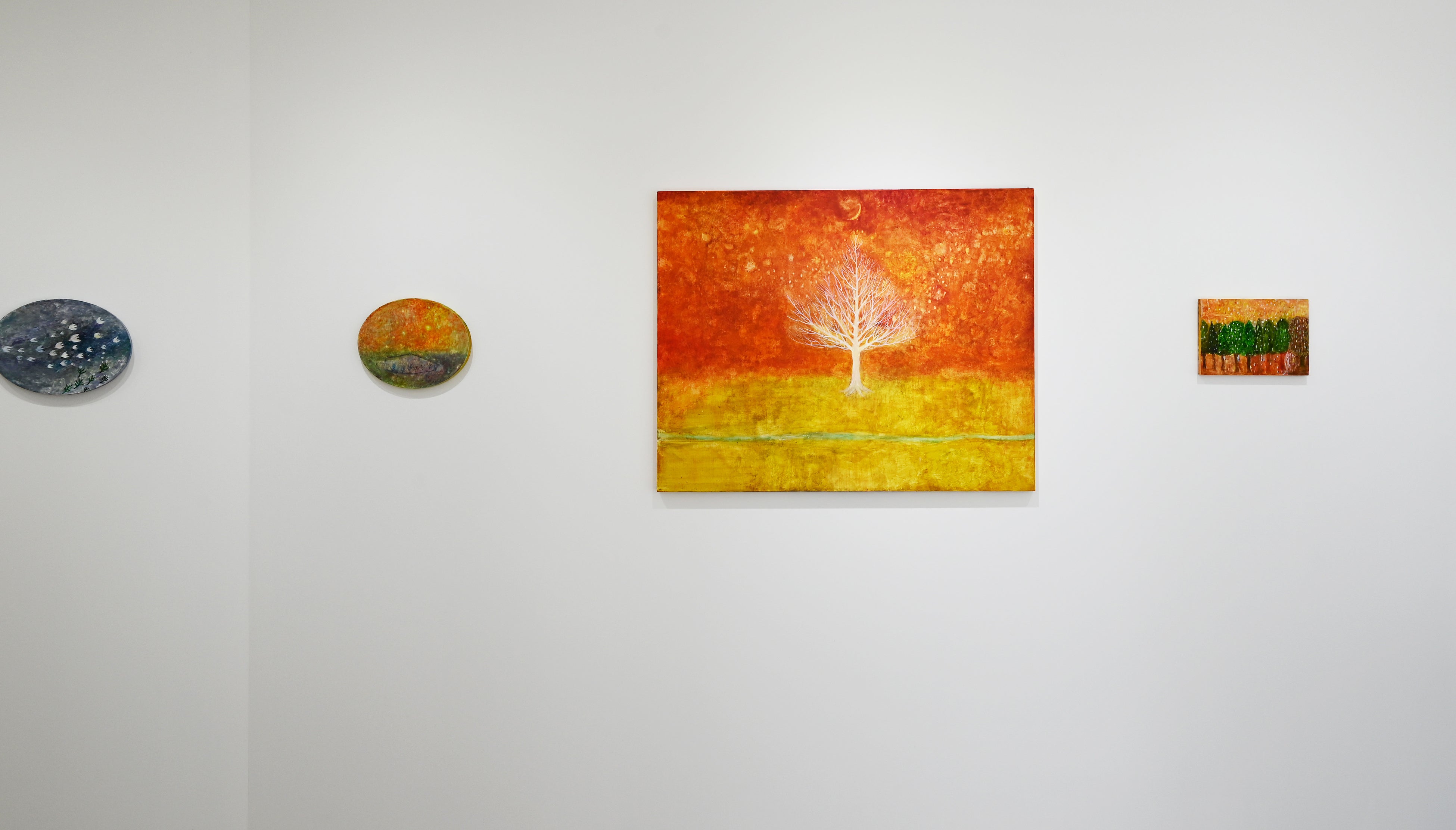 久保晶個展「風に吹かれて」展示風景