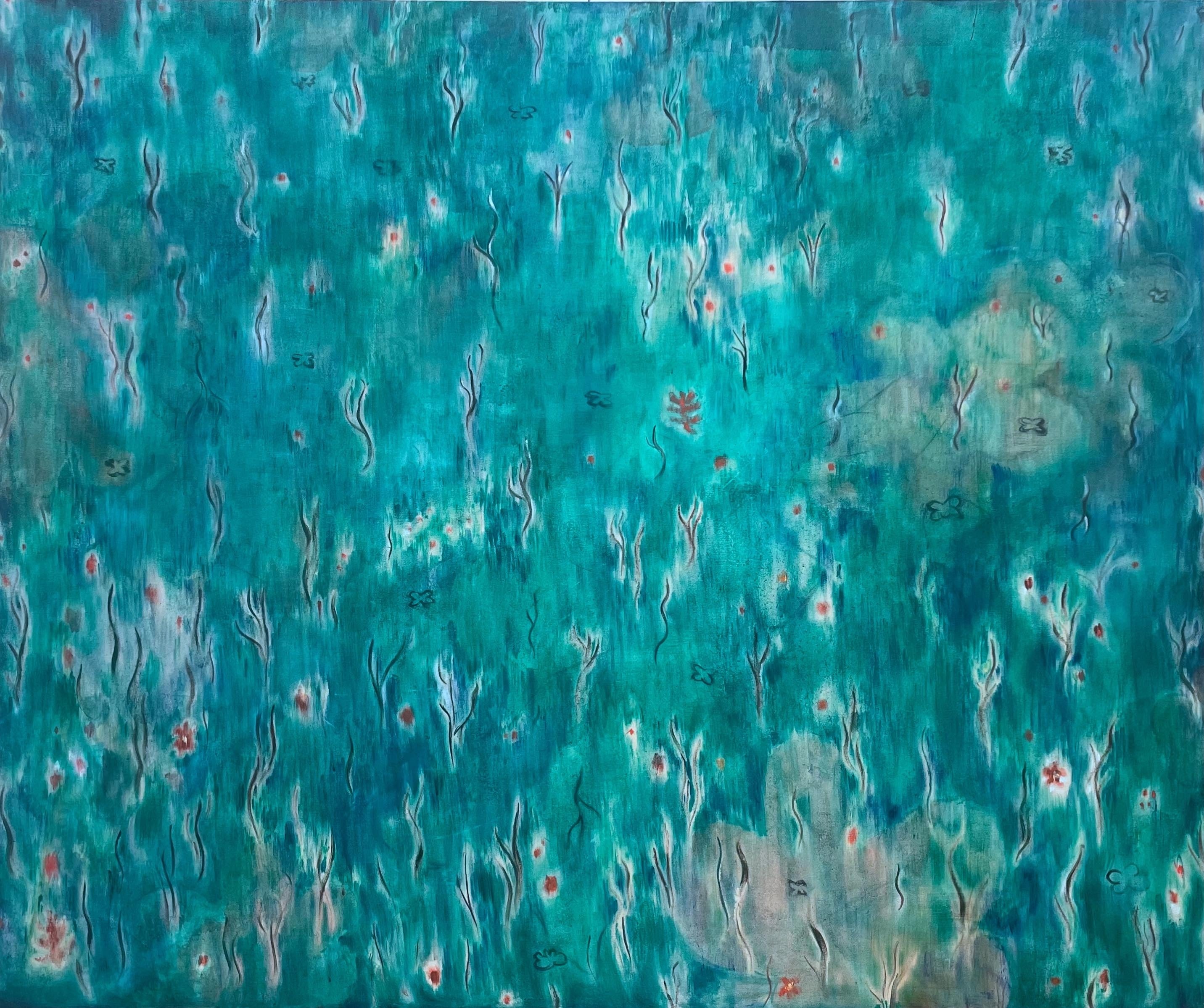 Wang Luyi《Grow》, 2021, Oil on canvas, 162x194cm（F130）