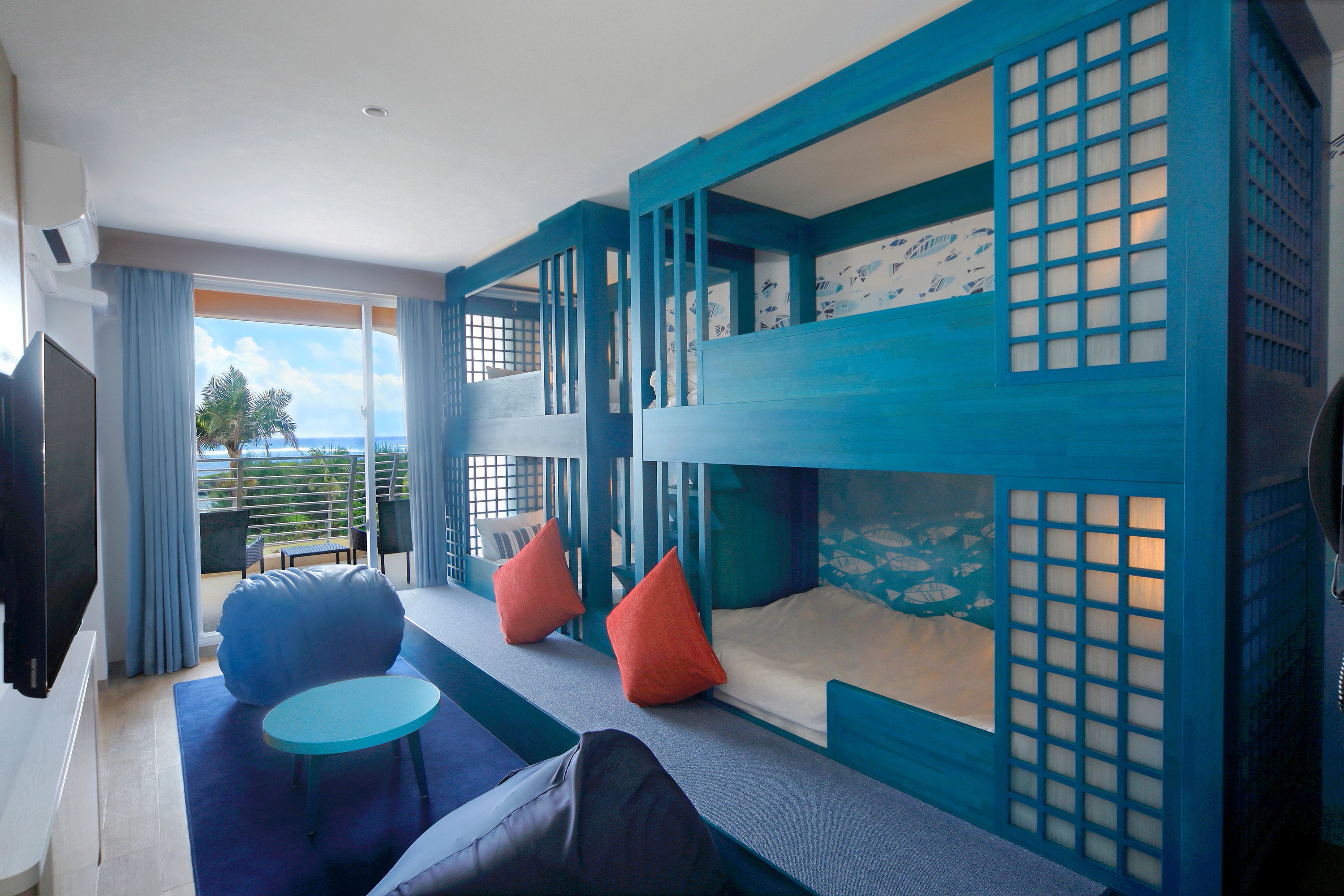 スタンダードルーム2段×2ベッド_オーシャン