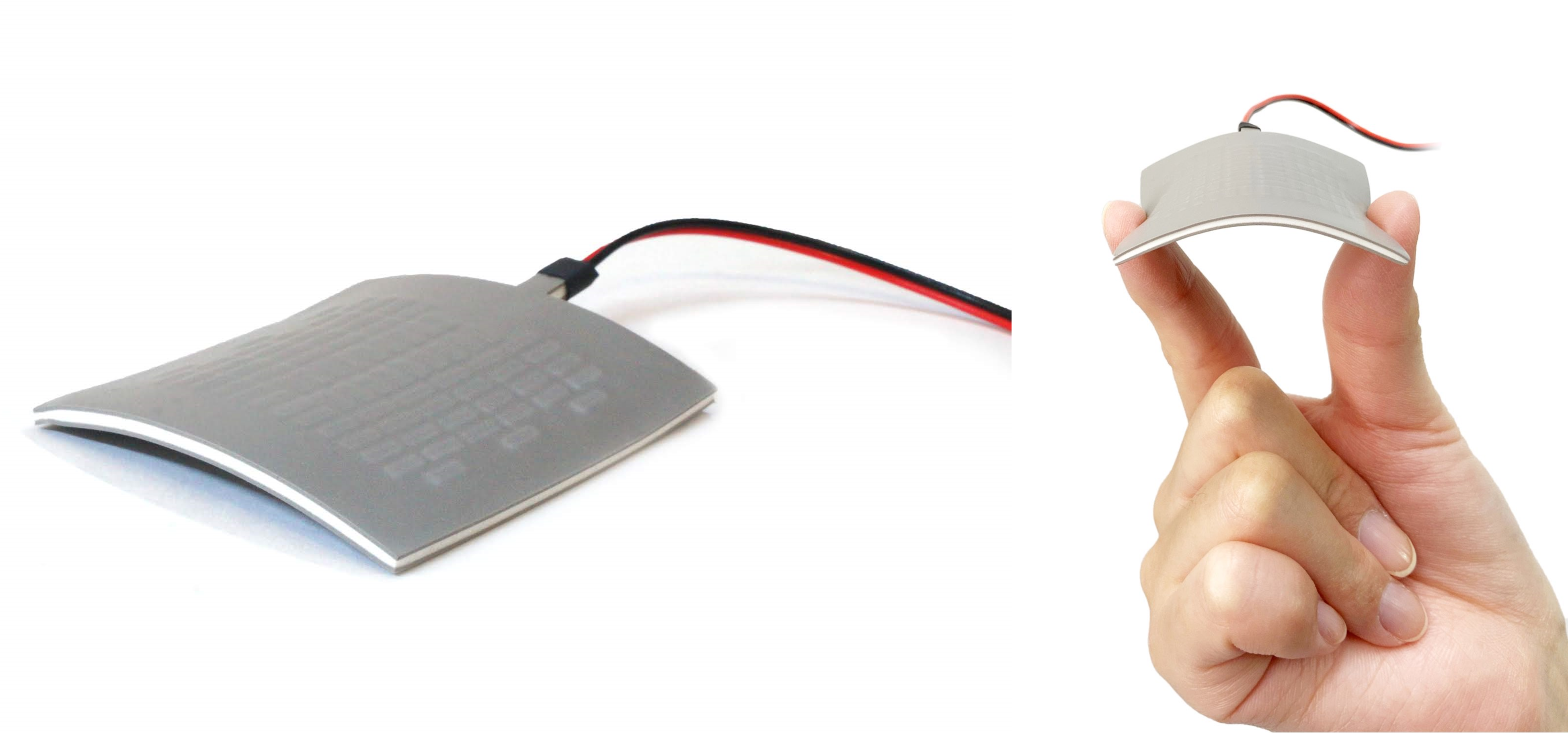 やわらかいサーモモジュール『F-TEM』