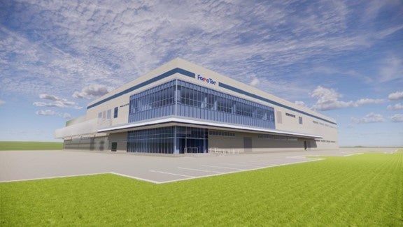 石川第3工場：外観完成構想図