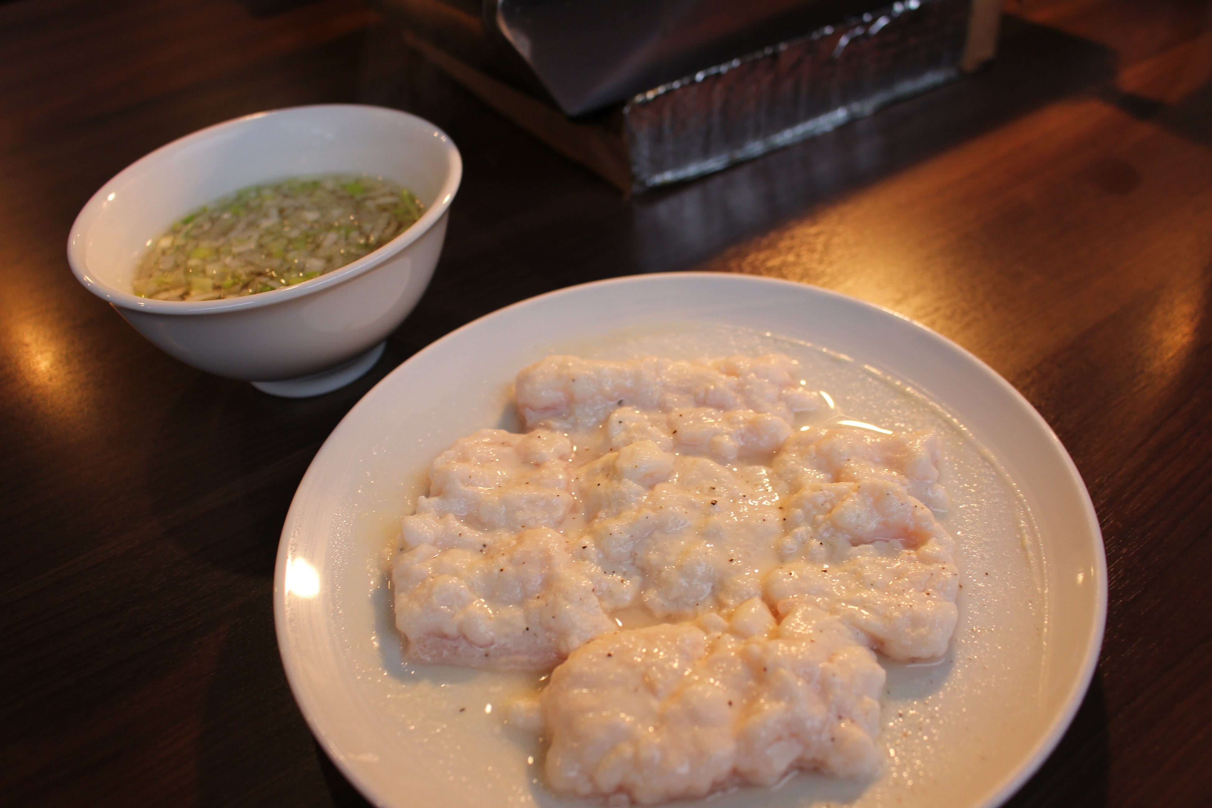 ホルモンの明石焼