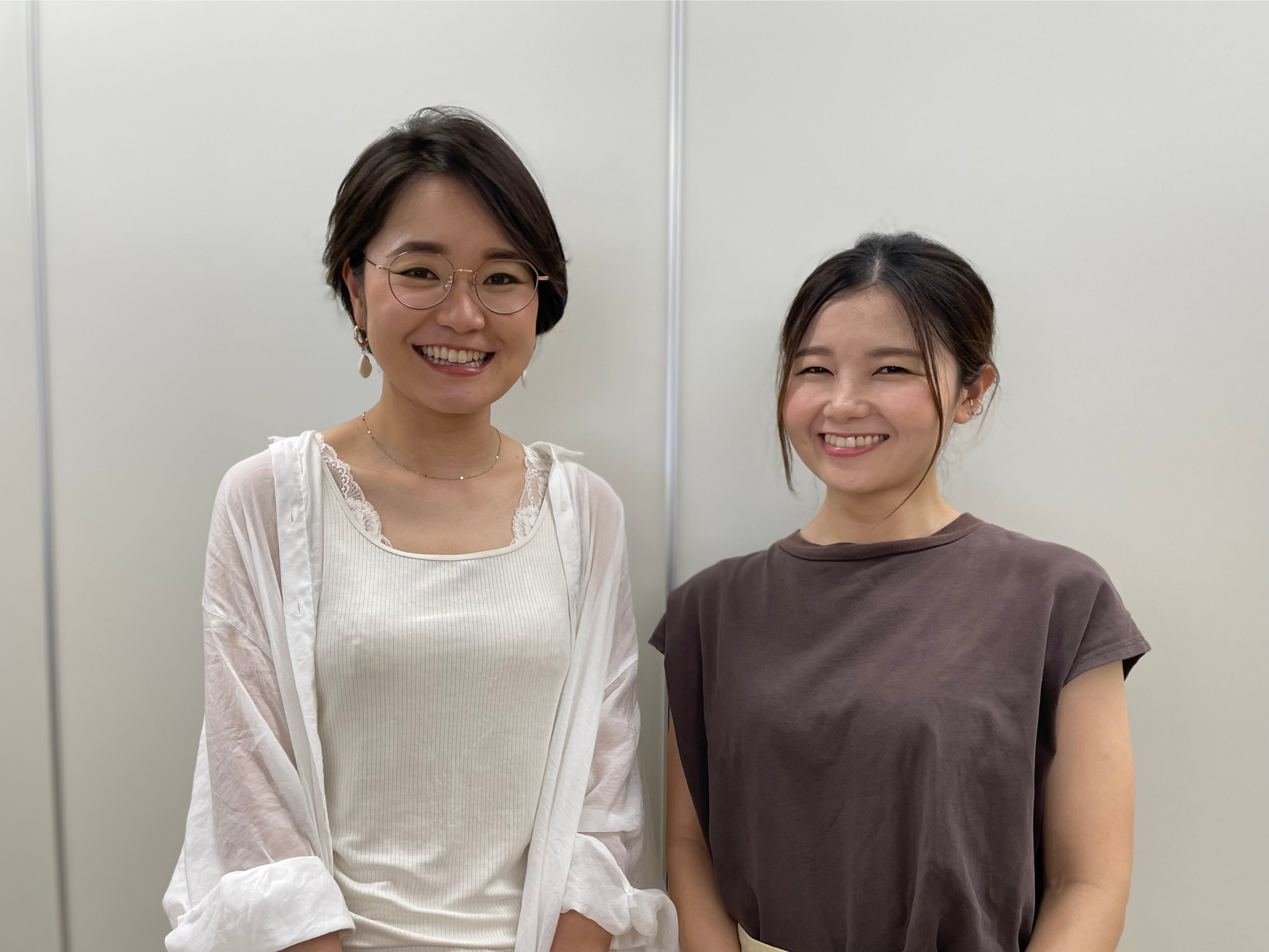 《左から、企画グループ土屋、福永》