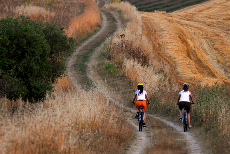 バジリカータ州内サイクリングコース例  ©APT Basilicata 