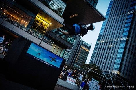 ▲決勝戦で披露された上原選手のパフォーマンス