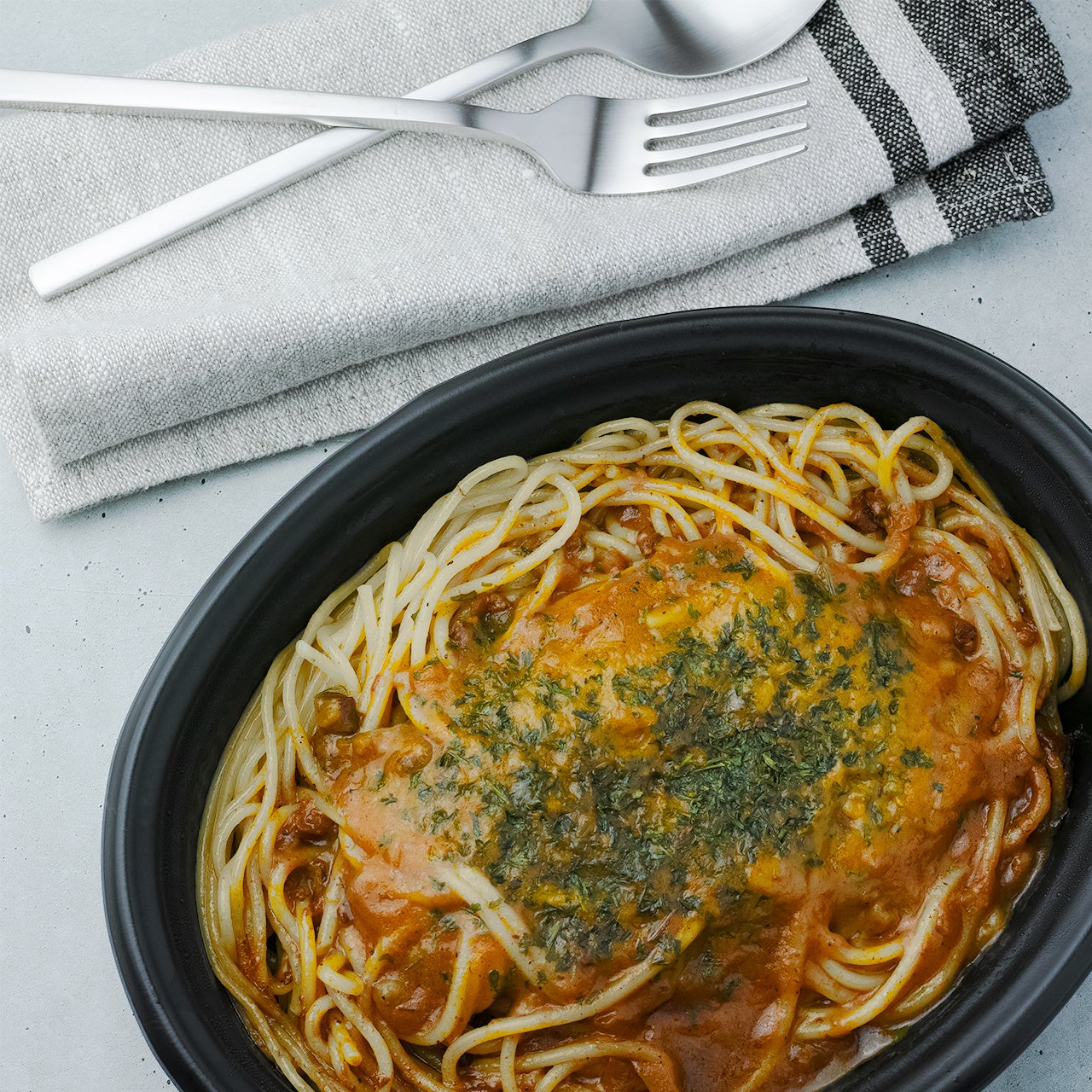 上等カレー パスタ