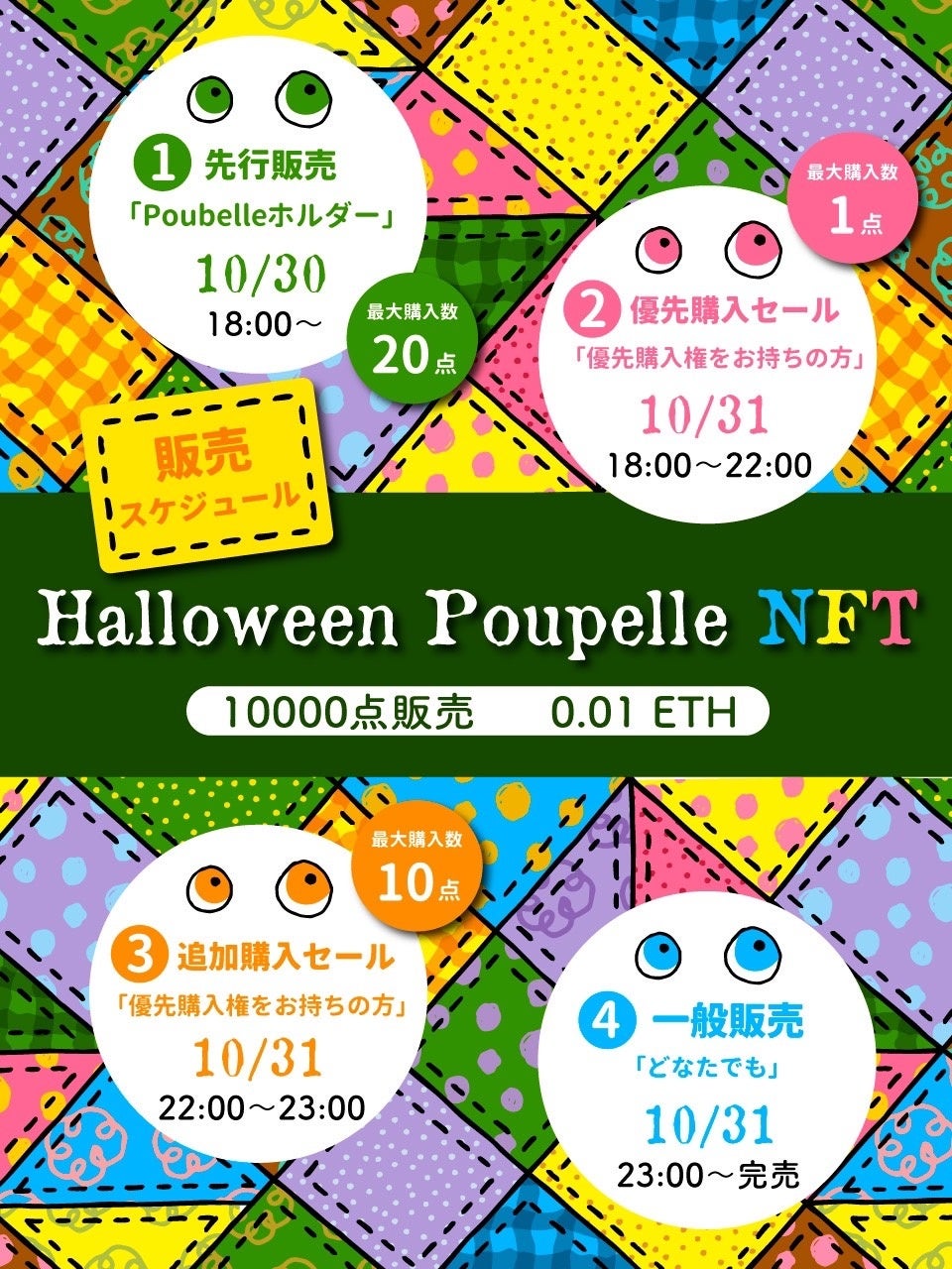 『Halloween Poupelle』販売スケジュール