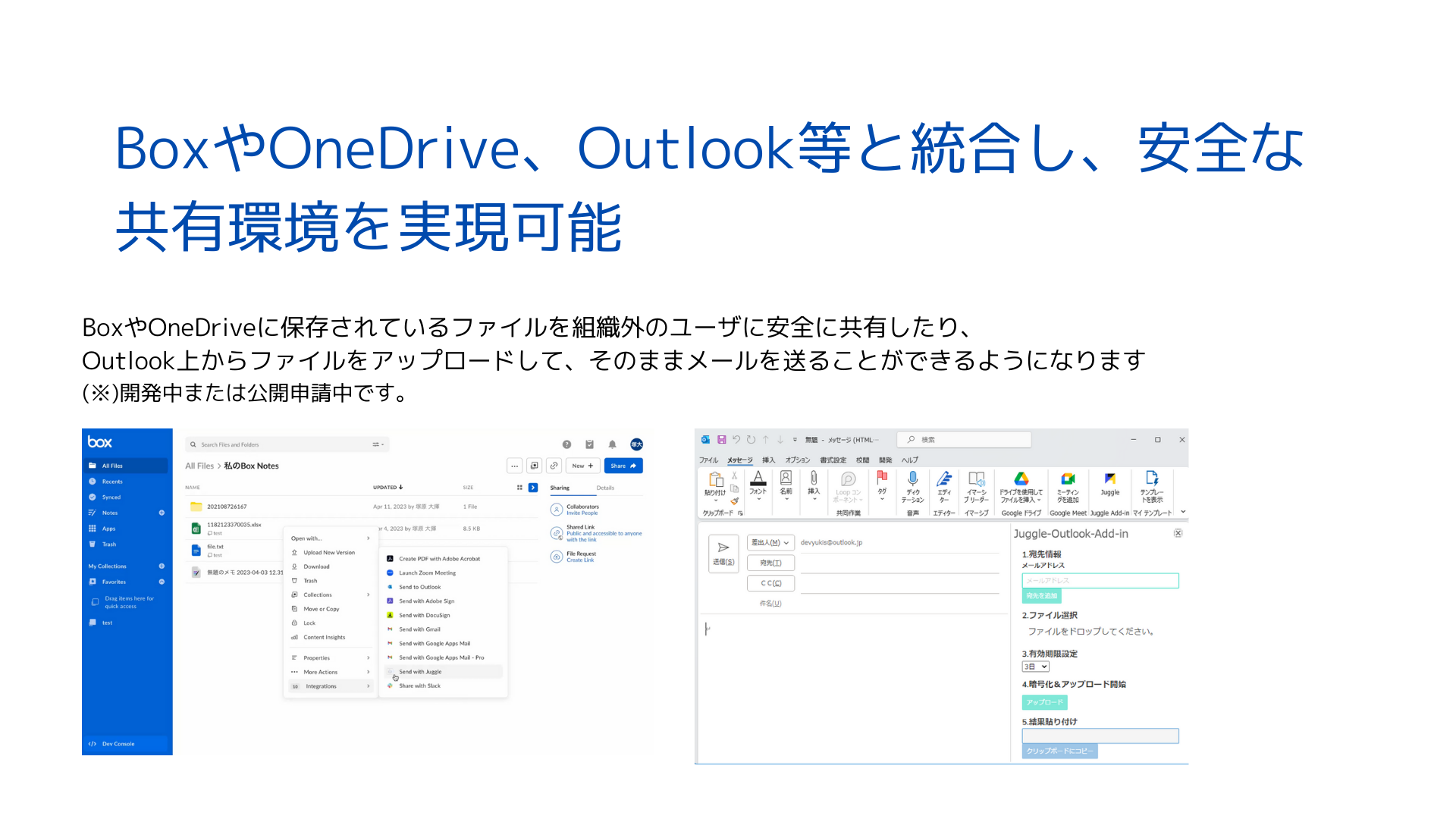 外部サービスへのインテグレーション