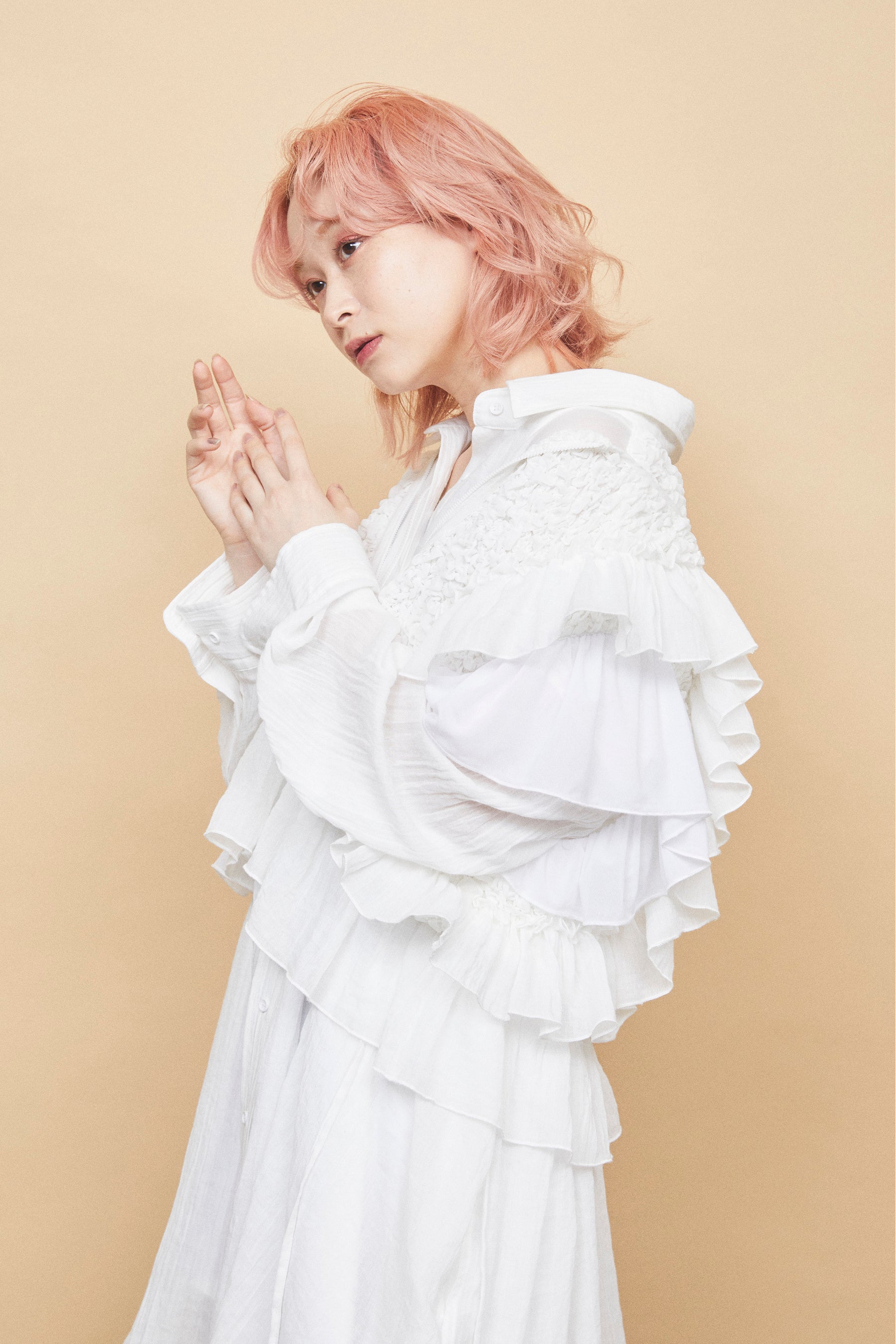 上位蜃気楼ブラウス