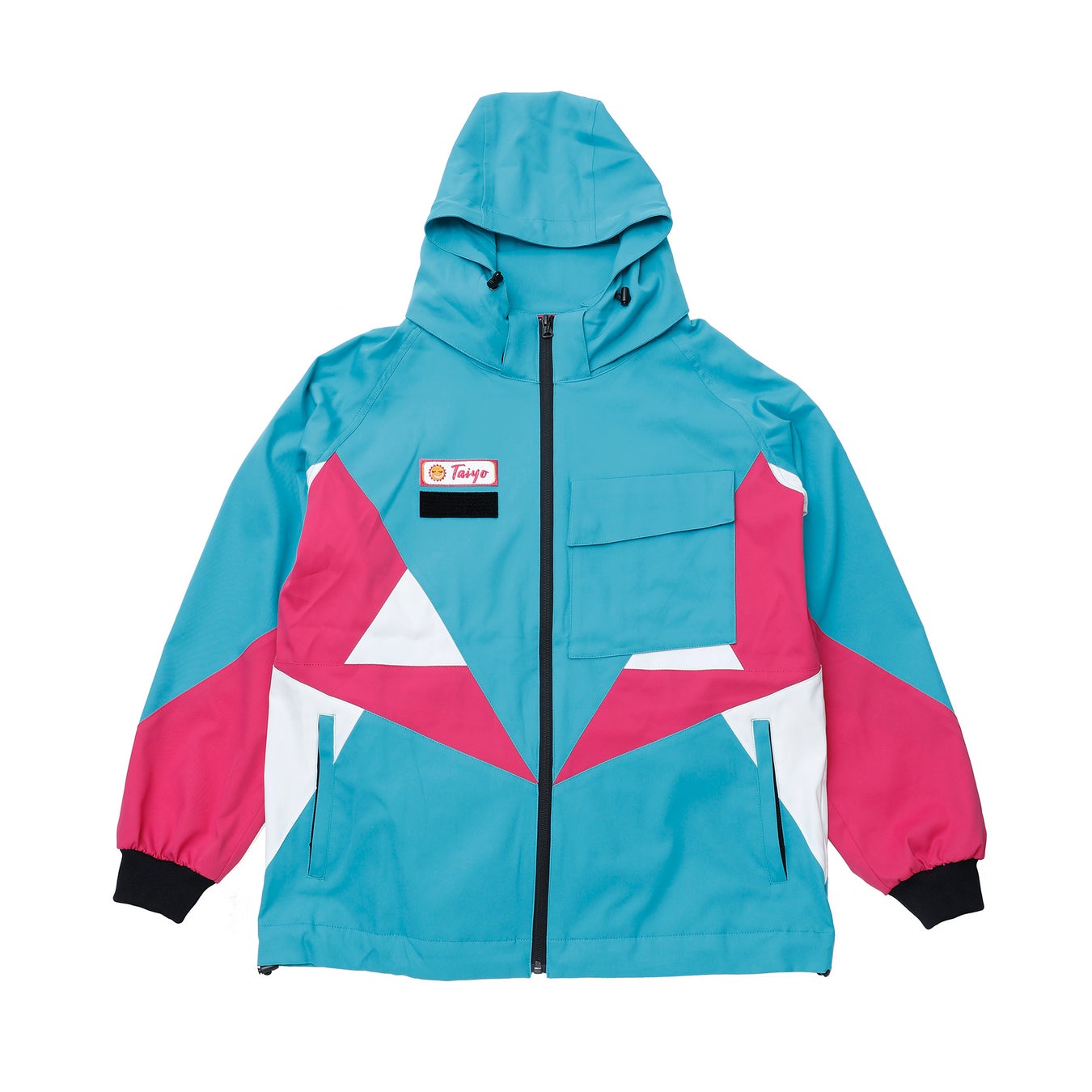 ストレッチ、撥水、透湿機能のある生地を採用した長袖ブルゾン