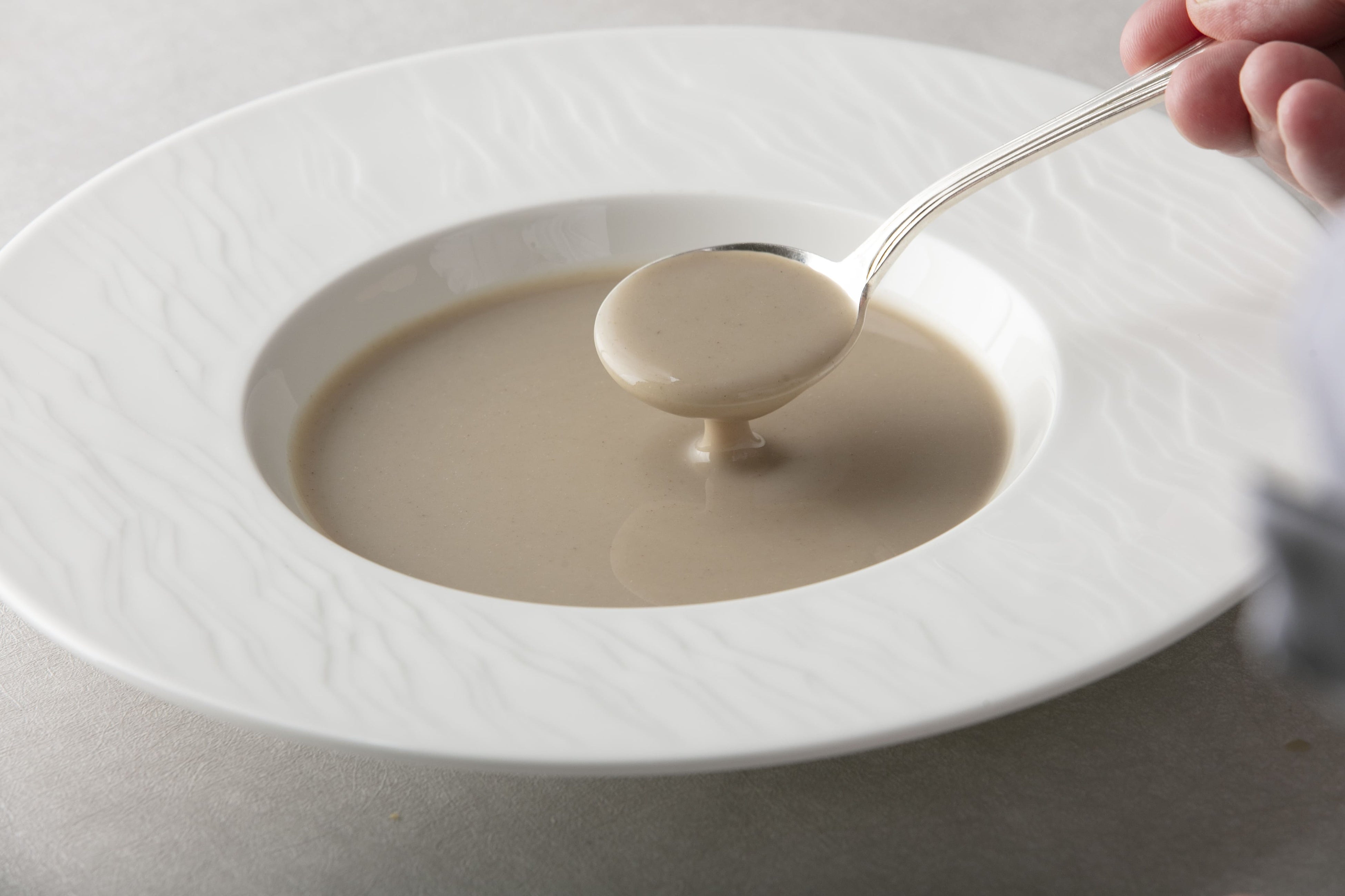 ポルチーニ香るきのこのクリームスープ