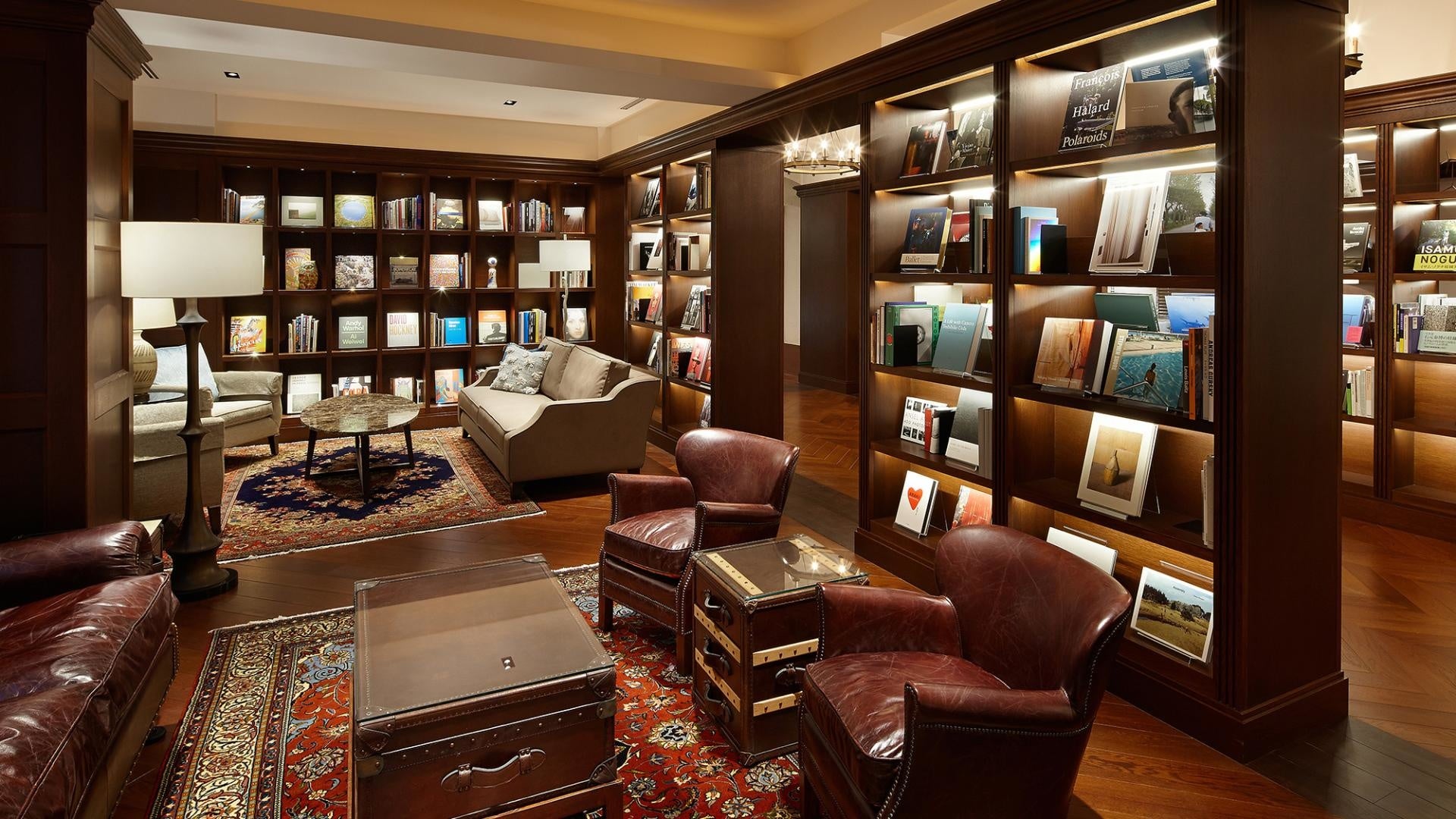 ロッテアライリゾートのライブラリー