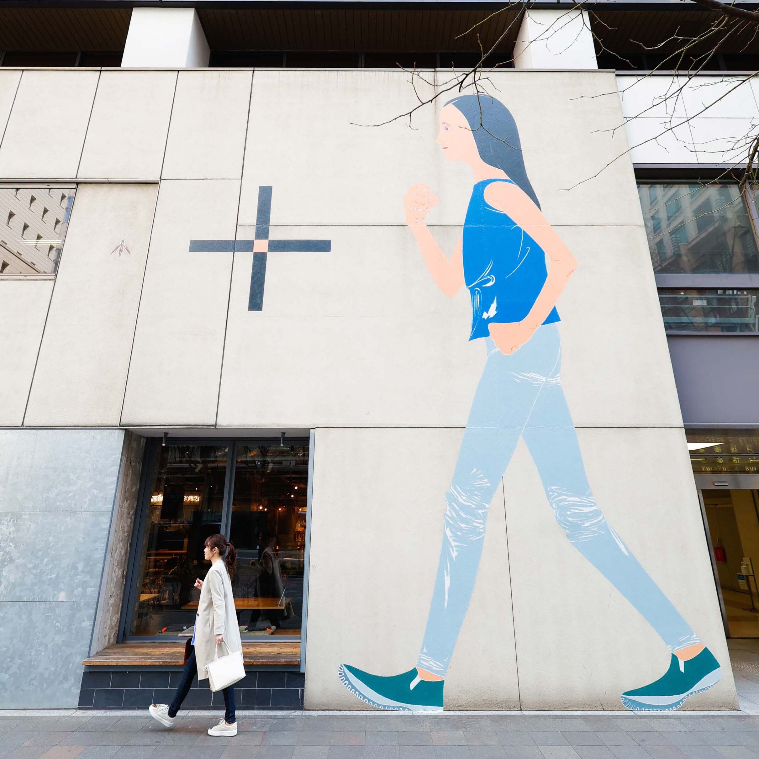 壁画：東京ビエンナーレ2020／2021  「絵と目」O JUN