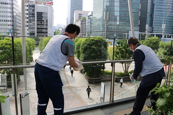 前回「第14回東京エキマチ キラピカ作戦」実施の様子