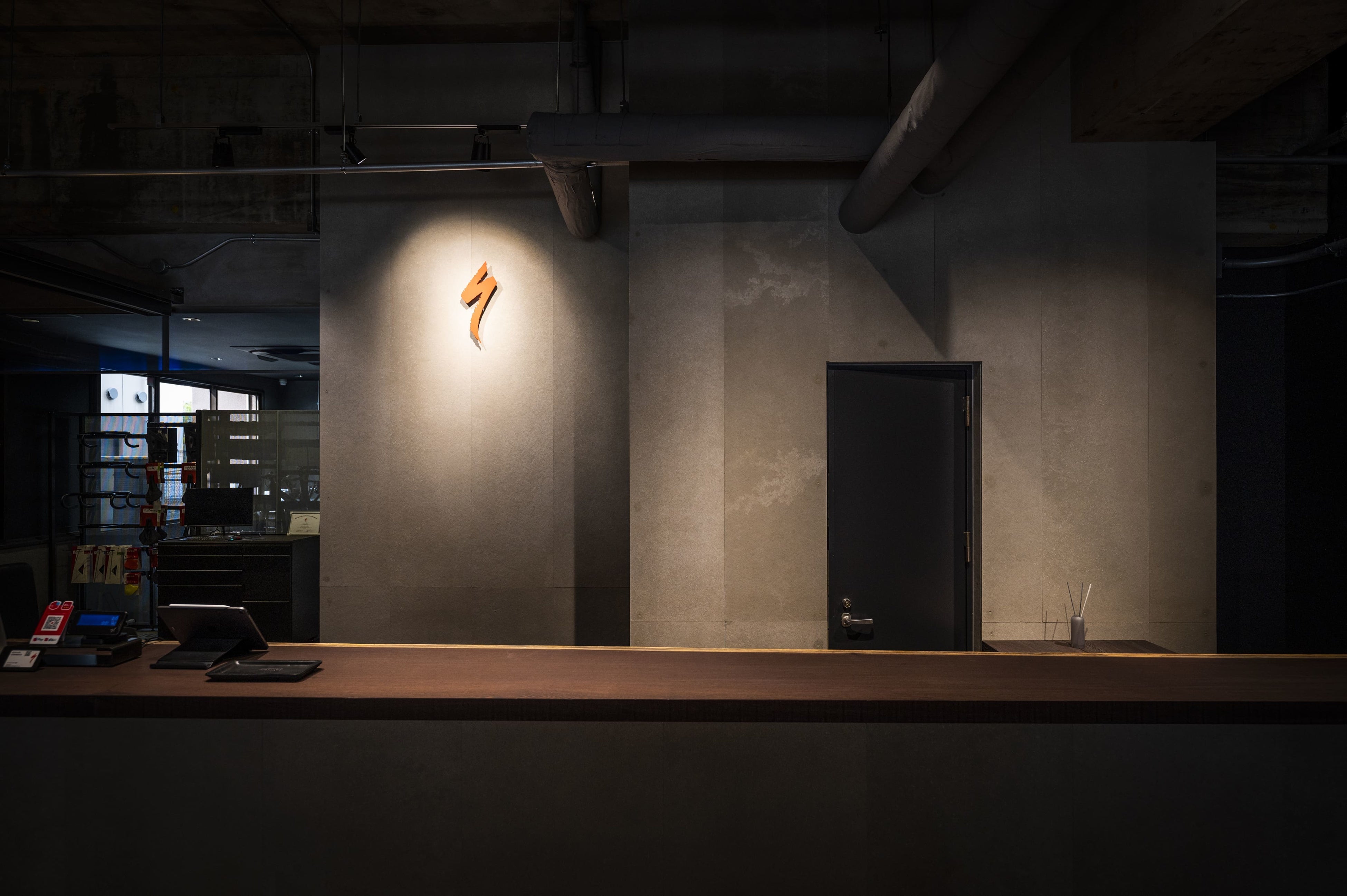 広いレジカウンター