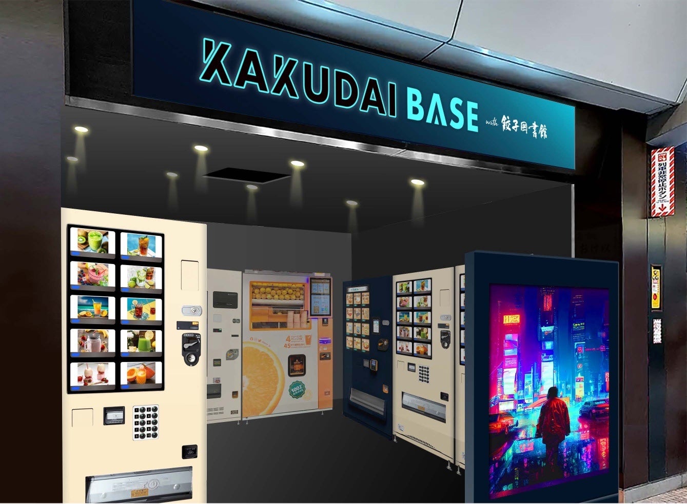 KAKUDAI BASE with 餃子図書館