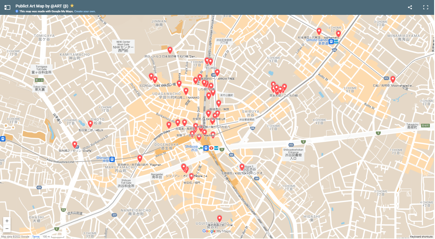 Public Art Map イメージ
