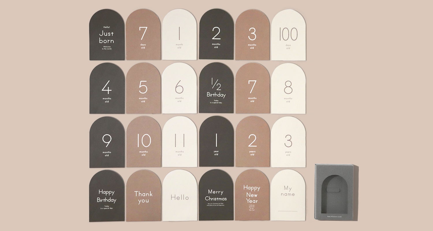 赤ちゃんの記念撮影・成長記録に使える「マイルストーンカード」が「フォルネ」から登場 | 株式会社明朗社のプレスリリース