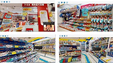トミカショップ」、「プラレールショップ」のバーチャルショップ