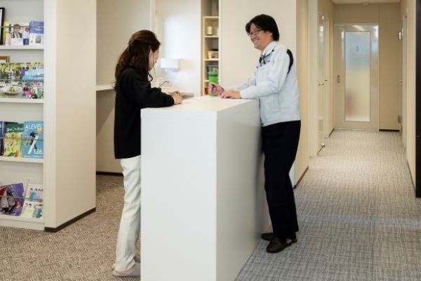 コミュニケーションが生まれやすい動線設計を採用