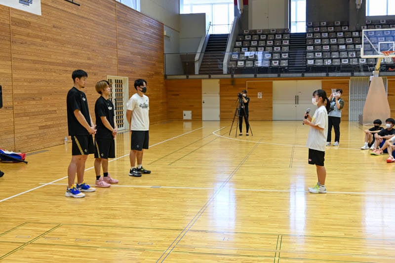 【シーホース三河】株式会社アイシン福井主催「バスケットボール教室」を開催しました