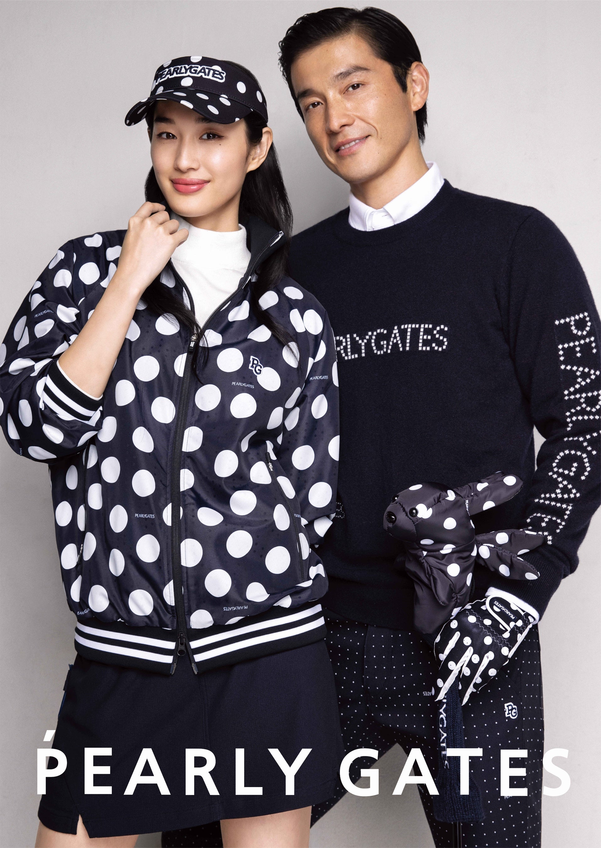 【新品】パーリーゲイツ　ゴルフウエア PEARLY GATES チェック柄ゴルフウェアセット パーリーゲイツ PG