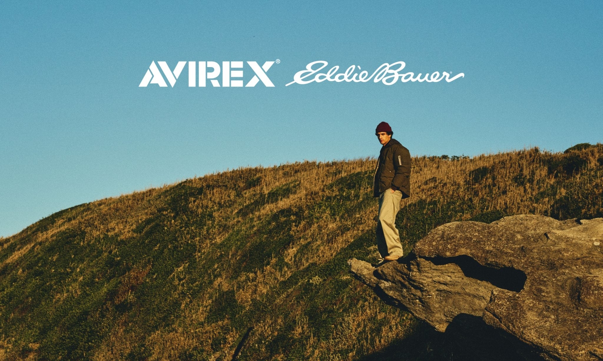 「AVIREX」からアメリカを代表するアウトドアブランド「Eddie Bauer」とのスペシャルエディションが発売！