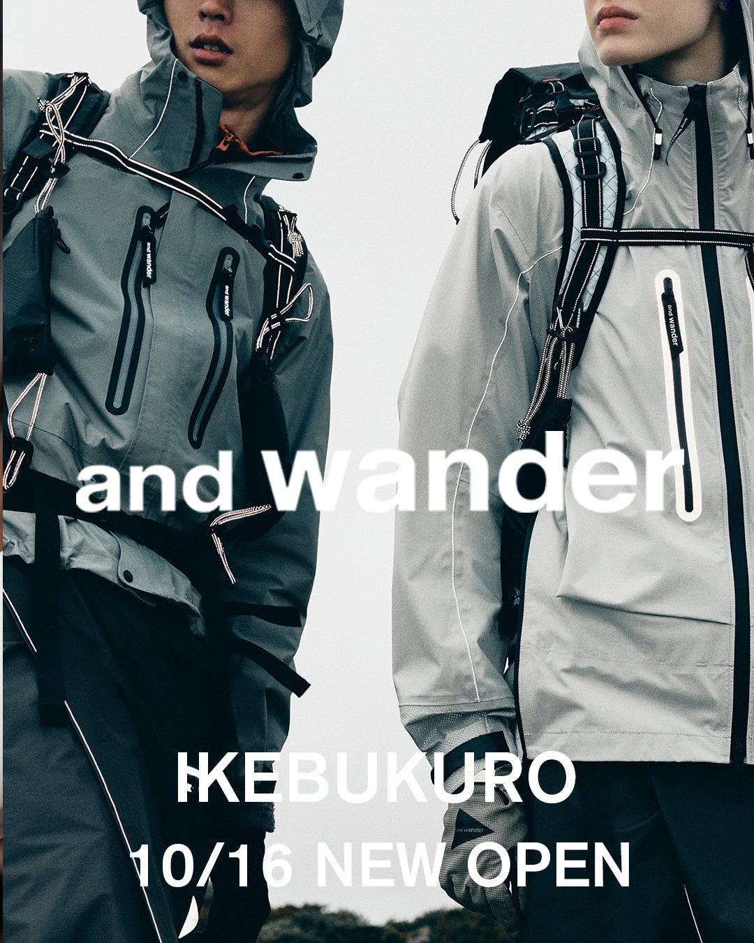 and wander 池袋パルコ オープンのお知らせ
