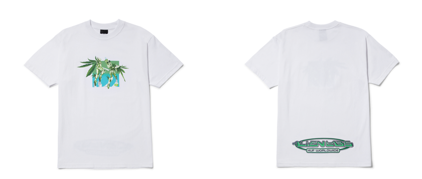HUF X ALIENLABS H－WING S／S TEE｜WHITE｜￥6,930
