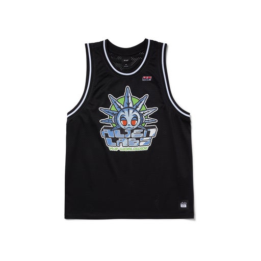 HUF X ALIENLABS BASKETBALL JERSEY｜BLACK｜￥15,400