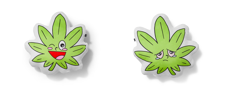 HUF KAWAII PILLOW｜GREEN｜￥8,800