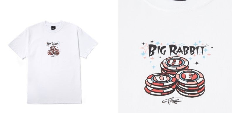 CHIPS S/S TEE|WHITE, MAUVE|¥6,930