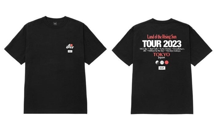 DO OVER TOUR TEE|WHITE, BLACK|¥6,500