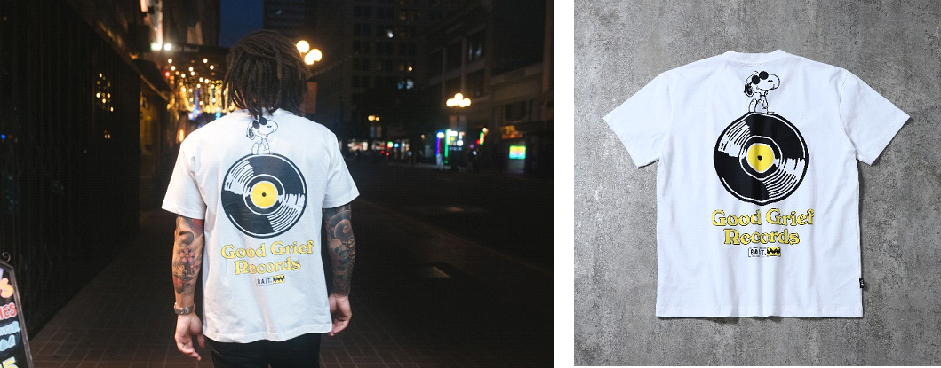 PEANUTS GOOD GRIEF VINYL TEE　￥6,820
