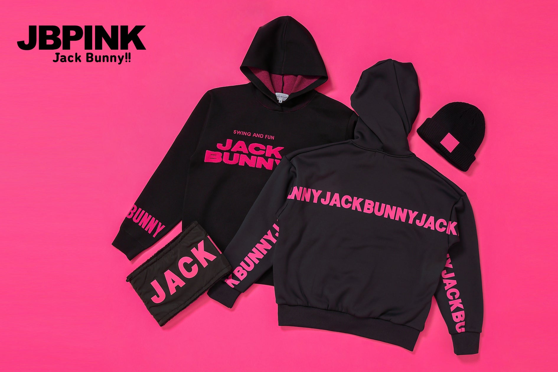 11月22日(金)AM11:00 より ゴルフアパレル Jack Bunny!!(ジャックバニー!!)からカプセルコレクション 「JBPINK」 を公式オンラインストア限定で発売 !