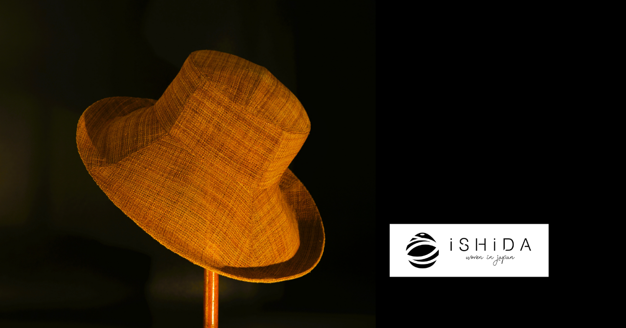 古代布 温海しな織 帽子 97885-3-